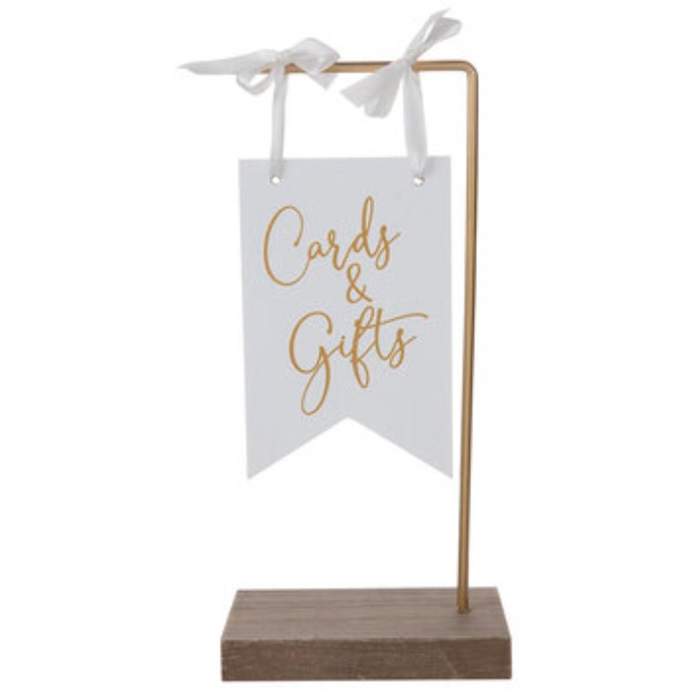Cards & Gift Pennant Wood Decor